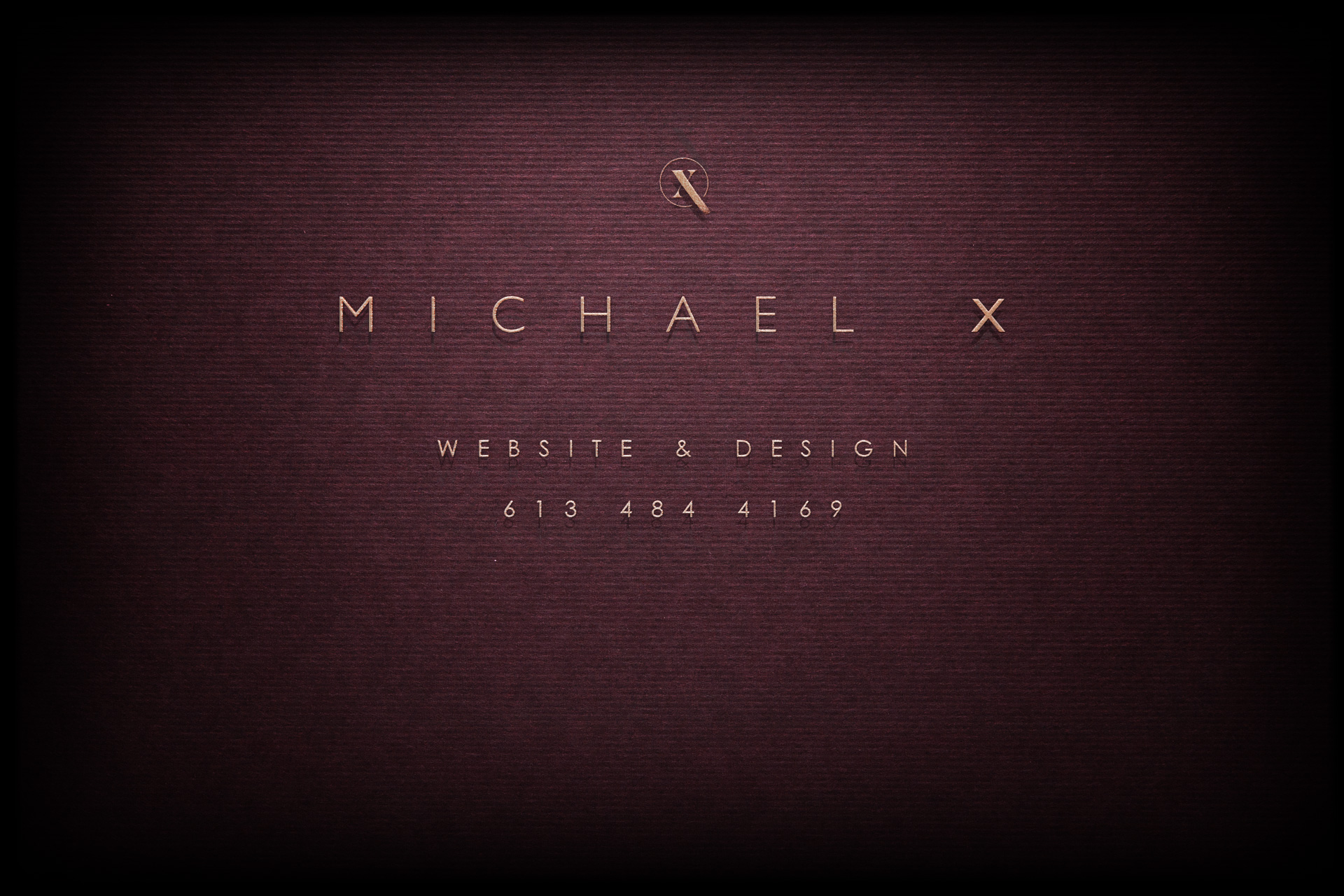 MichaelX Personal Calling Card